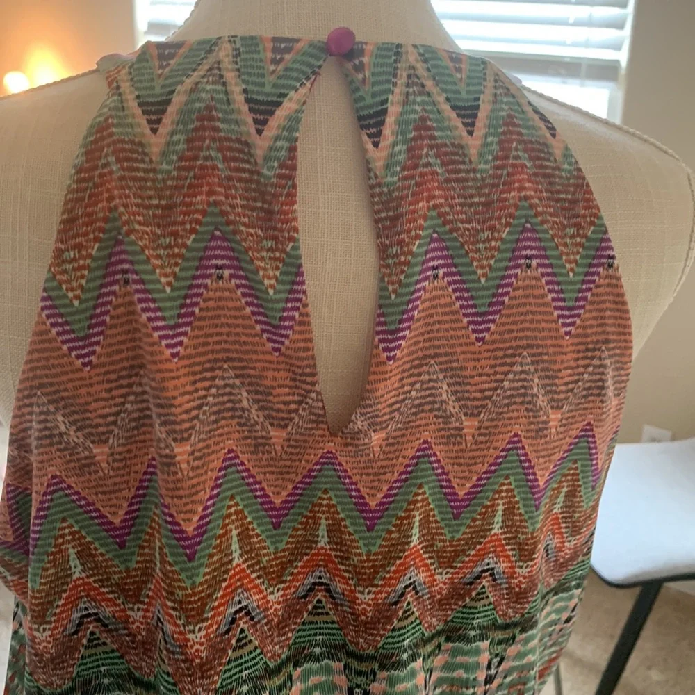 Beautiful Maxi dress.. size L with size slits. - Picture 7 of 8
